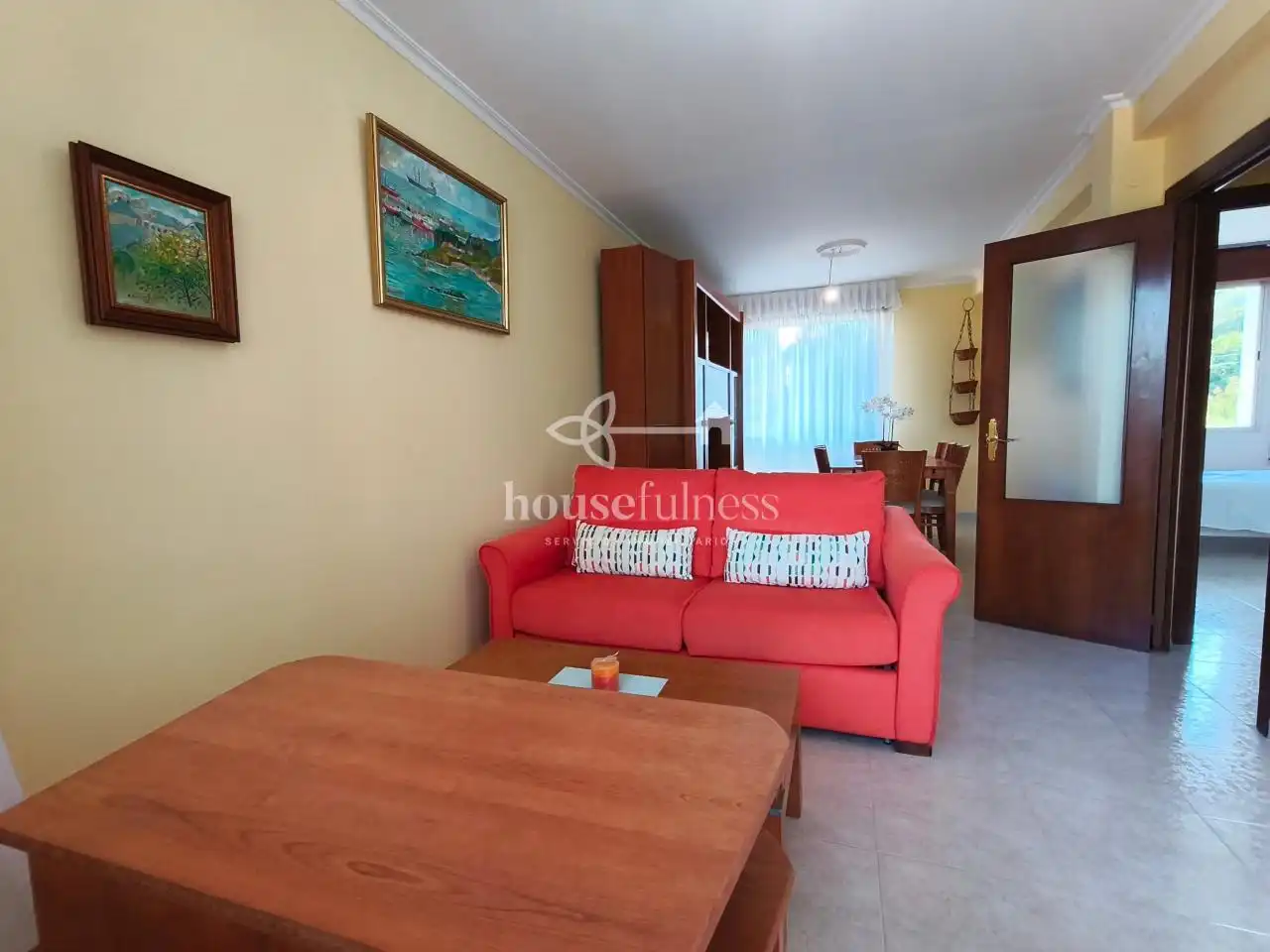 Living room of Flat for sale in Cabanas  with Heating, Terrace and Storage room