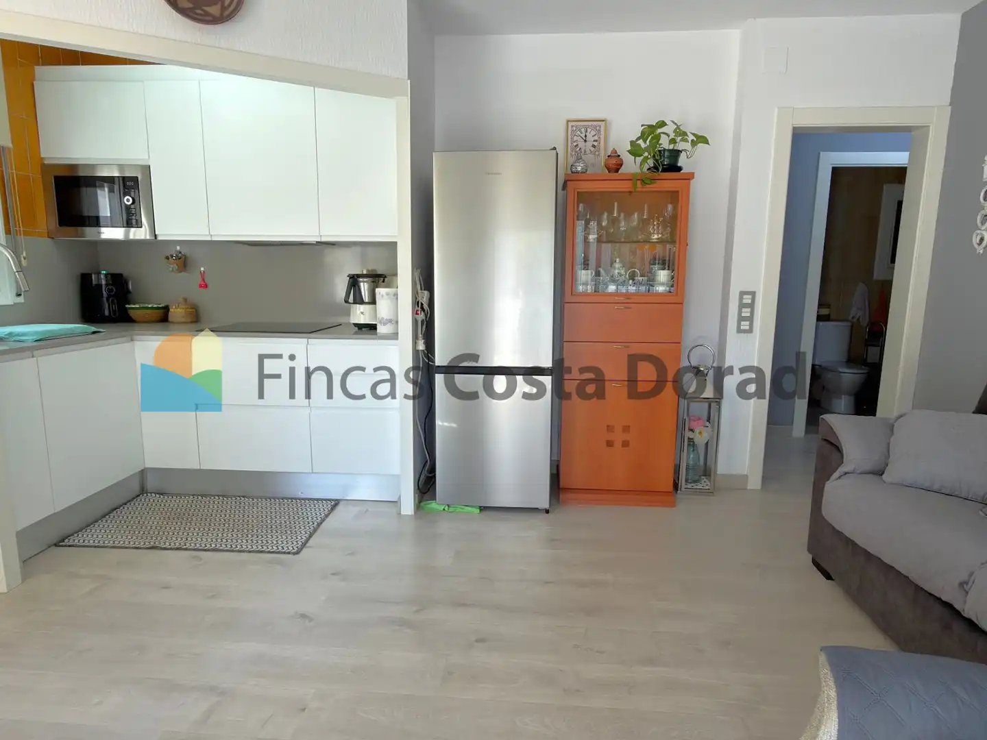 Cocina de Apartamento en venta en Cubelles con Aire acondicionado, Jardín privado y Parquet