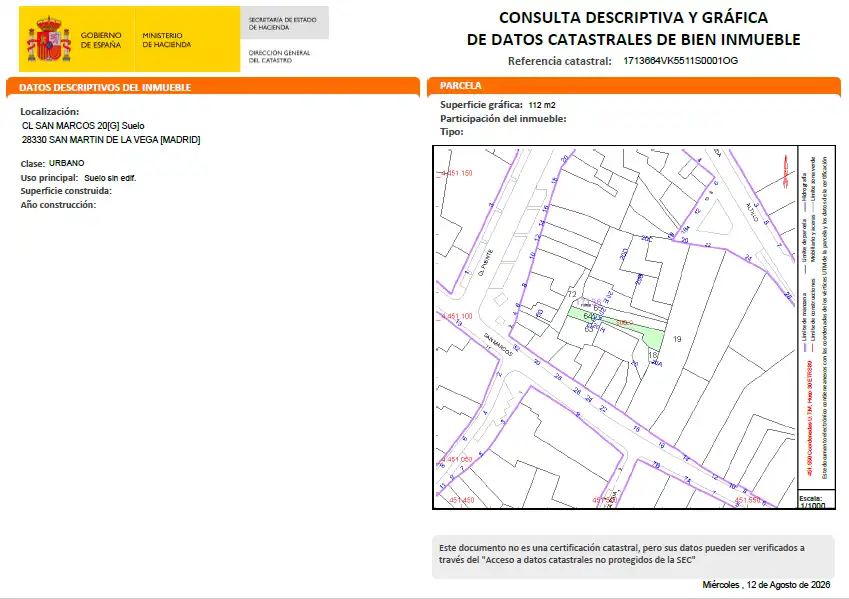 Terreny residencial en venda a San Martín de la Vega, imagen 10