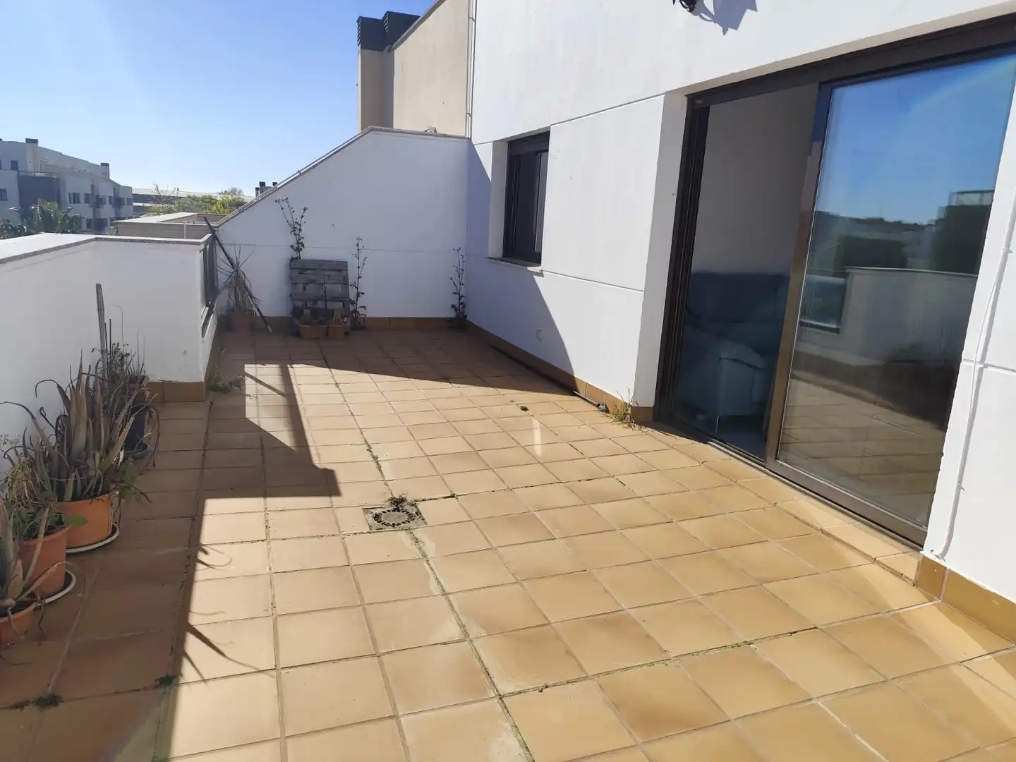 Terraza de Ático de alquiler en Zafra con Aire acondicionado, Calefacción y Terraza