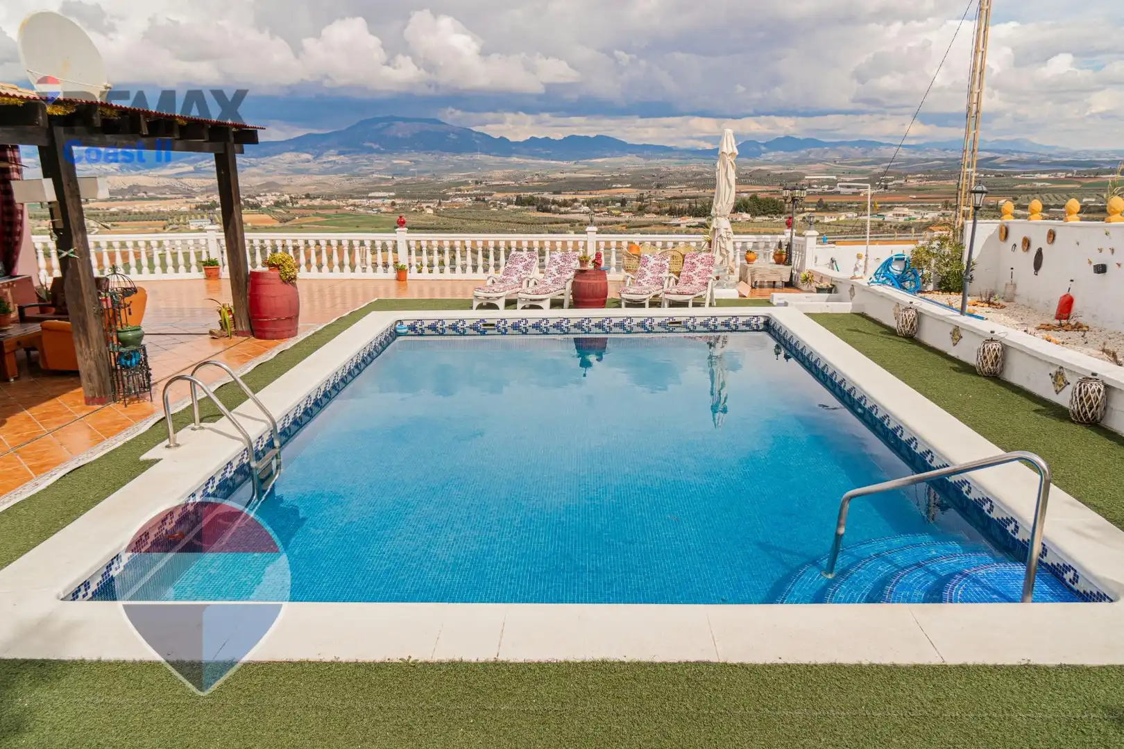 Piscina de Casa o chalet en venta en Moraleda de Zafayona con Aire acondicionado, Calefacción y Jardín privado
