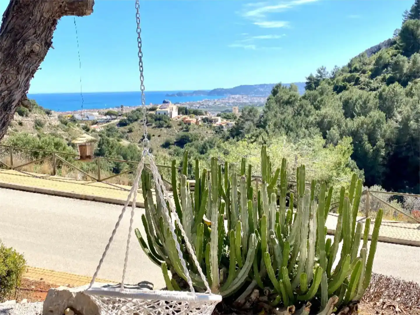 Garten von Wohnung zur Miete in Jávea / Xàbia mit Klimaanlage, Privatgarten und Möbliert