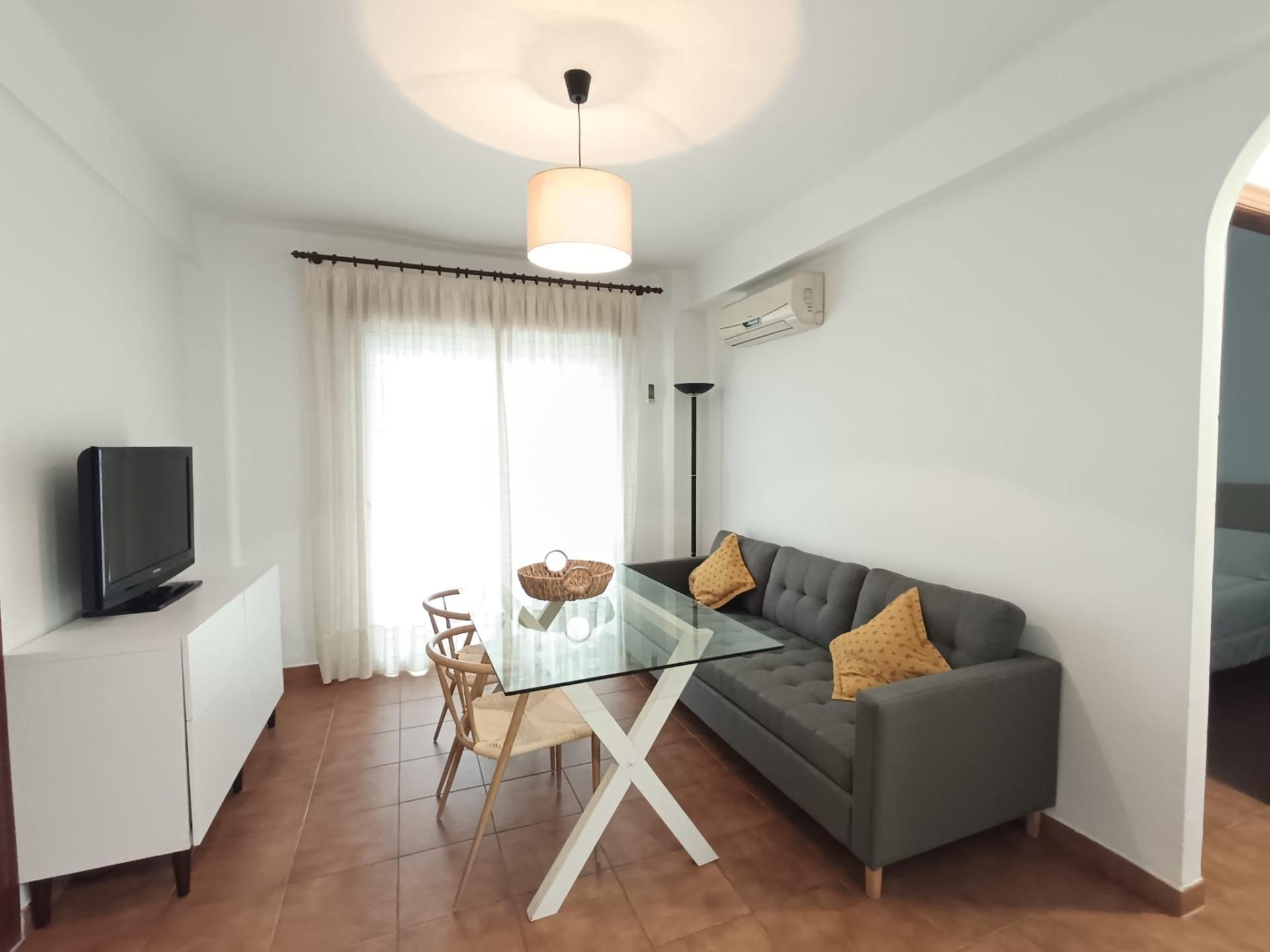 Living room of Flat for rent in  Córdoba Capital  with Air Conditioner, Terrace and Furnished