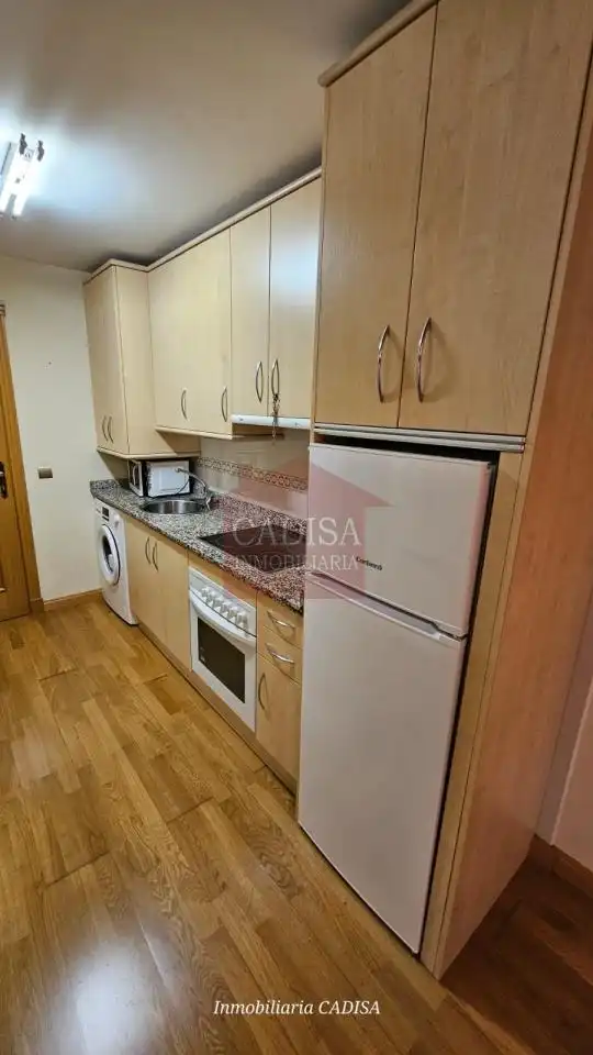 Cocina de Estudio de alquiler en Salamanca con Calefacción y Amueblado
