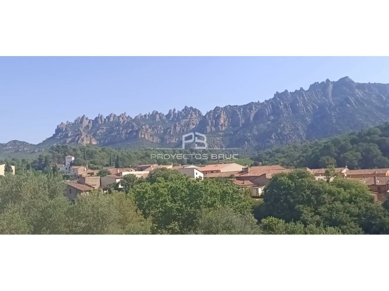 Exterior view of Attic for sale in El Bruc  with Parquet flooring, Terrace and Balcony