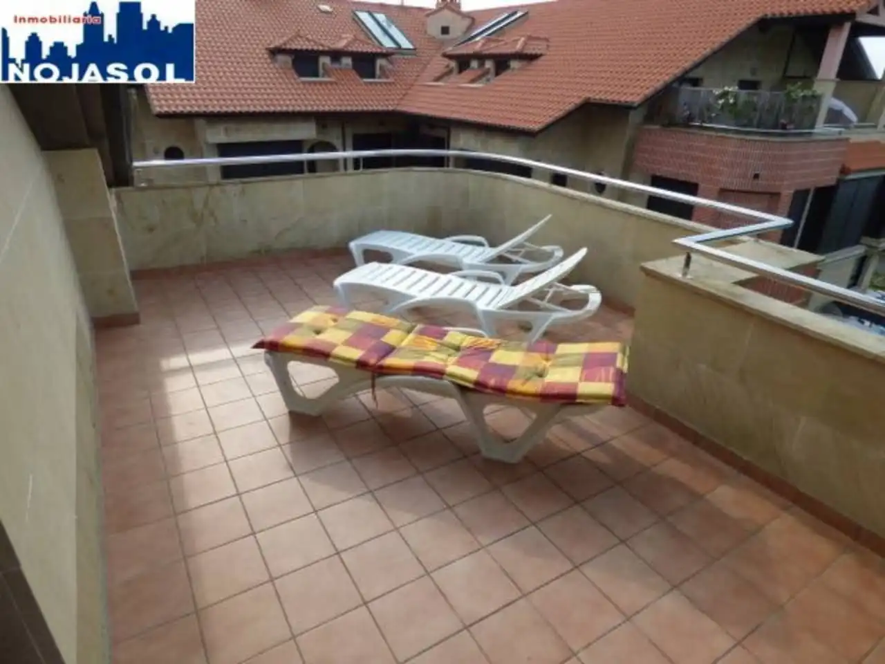 Terrassa de Àtic de lloguer en Noja amb Calefacció, Terrassa i Moblat
