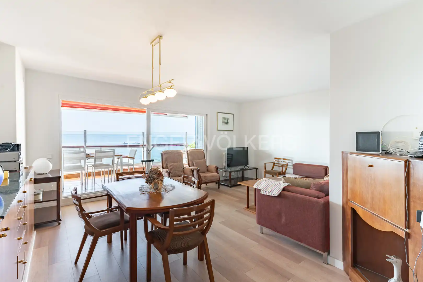 Living room of Flat for rent in Sant Vicenç de Montalt  with Heating, Private garden and Terrace