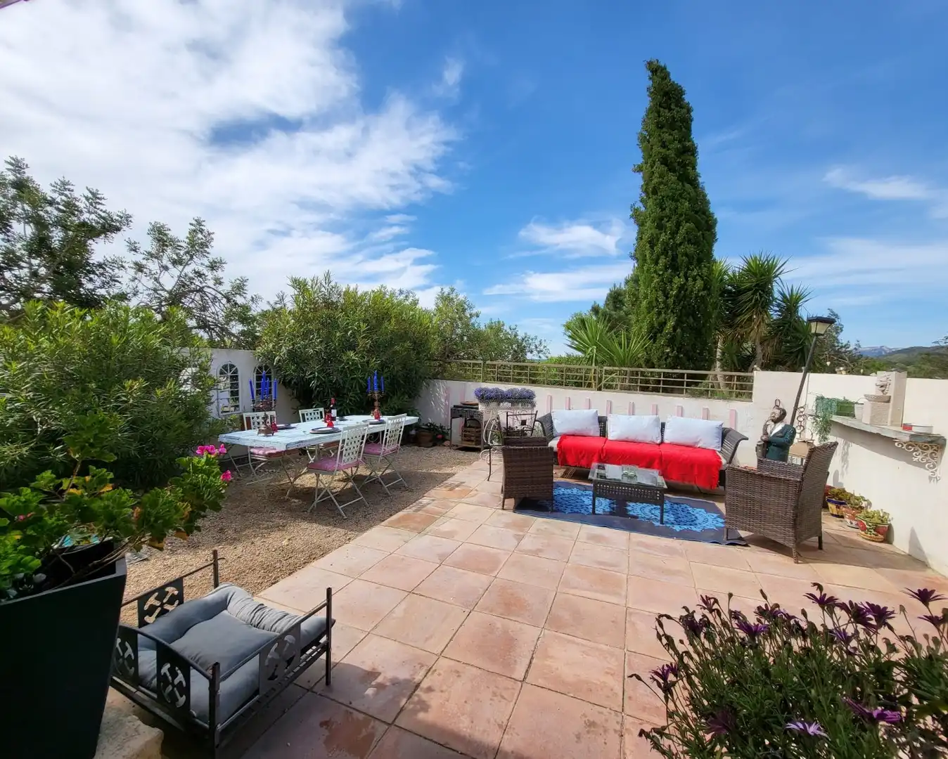 Terrasse von Country house zum Verkauf in L'Ametlla de Mar  mit Privatgarten, Terrasse und Abstellraum