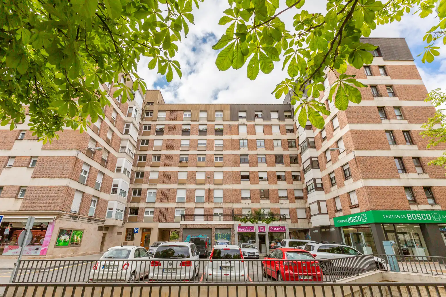Exterior view of Flat for sale in  Pamplona / Iruña  with Heating, Parquet flooring and Storage room