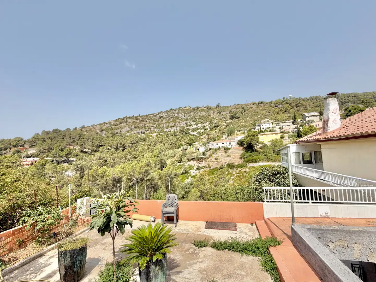 Vista exterior de Casa o xalet en venda en Olesa de Bonesvalls amb Calefacció, Jardí privat i Terrassa