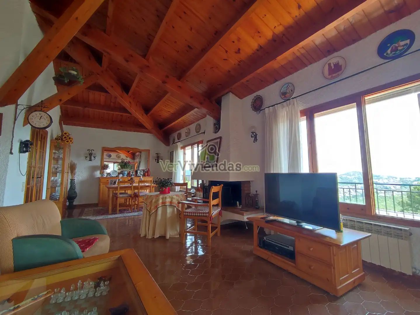 Sala de estar de Casa o chalet en venta en Vallirana con Calefacción, Jardín privado y Terraza