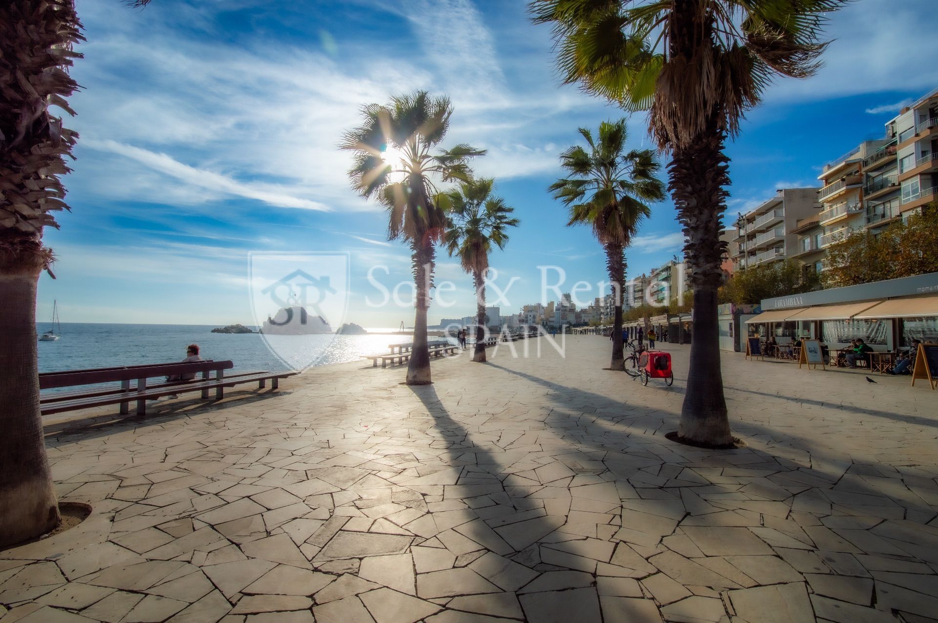Vista exterior de Pis en venda en Blanes amb Calefacció, Terrassa i Traster