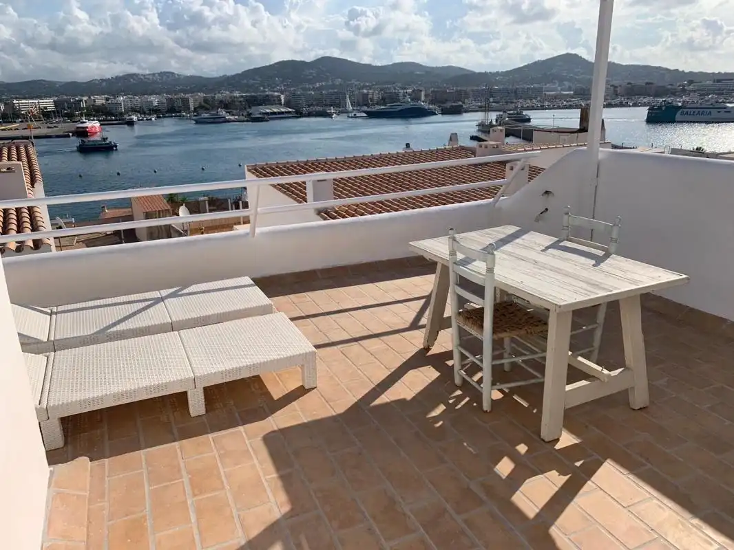 Terraza de Dúplex en venta en Eivissa con Calefacción, Terraza y Amueblado