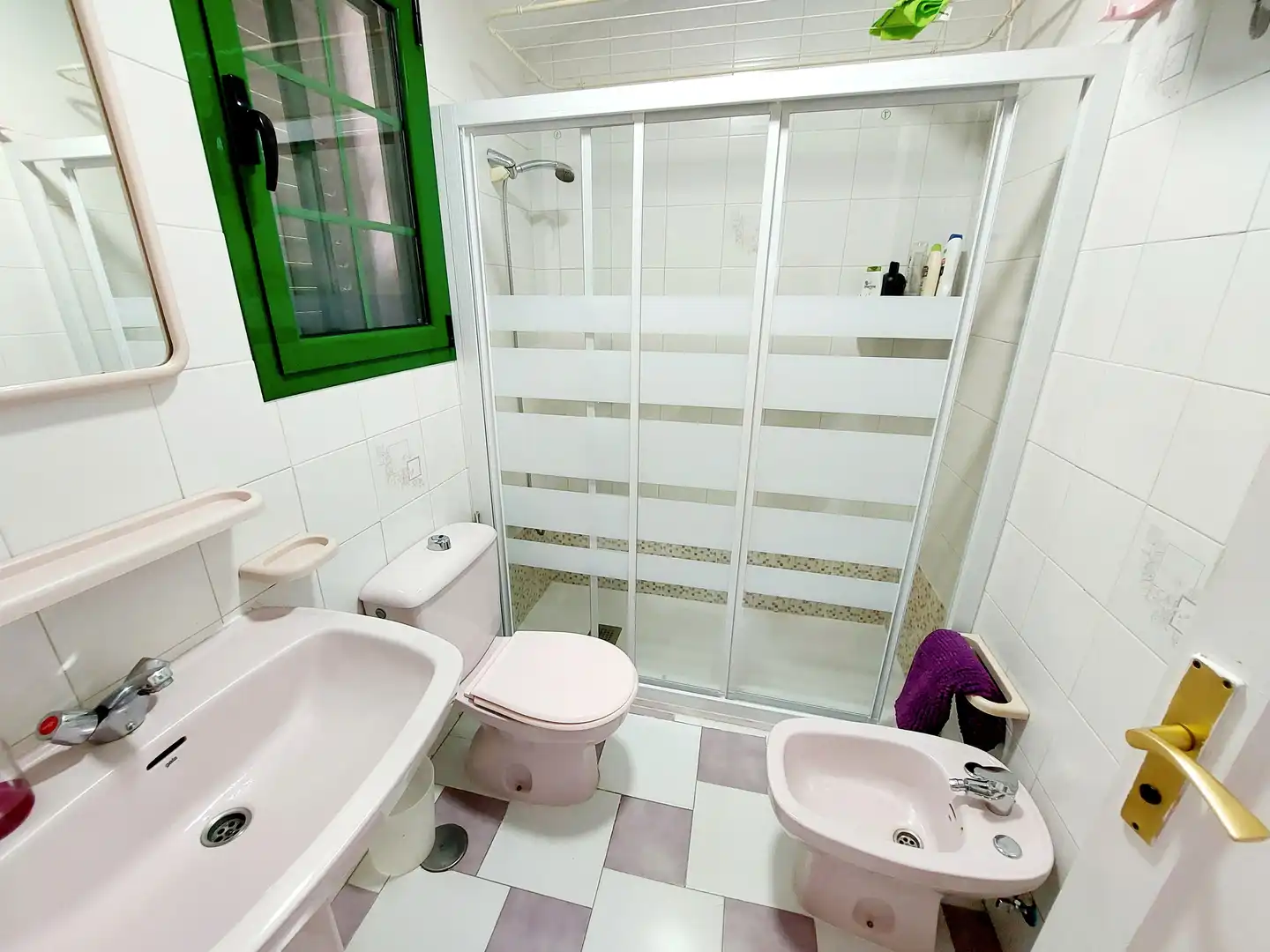 Badezimmer von Maisonette zur Miete in San Bartolomé de Tirajana mit Klimaanlage, Privatgarten und Terrasse
