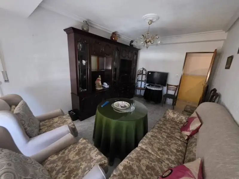 Wohnzimmer von Wohnung zum Verkauf in Plasencia mit Privatgarten und Balkon