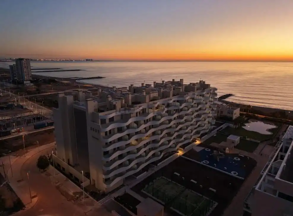 Vista exterior de Pis en venda en El Puig de Santa Maria amb Aire condicionat, Balcó i Piscina comunitària