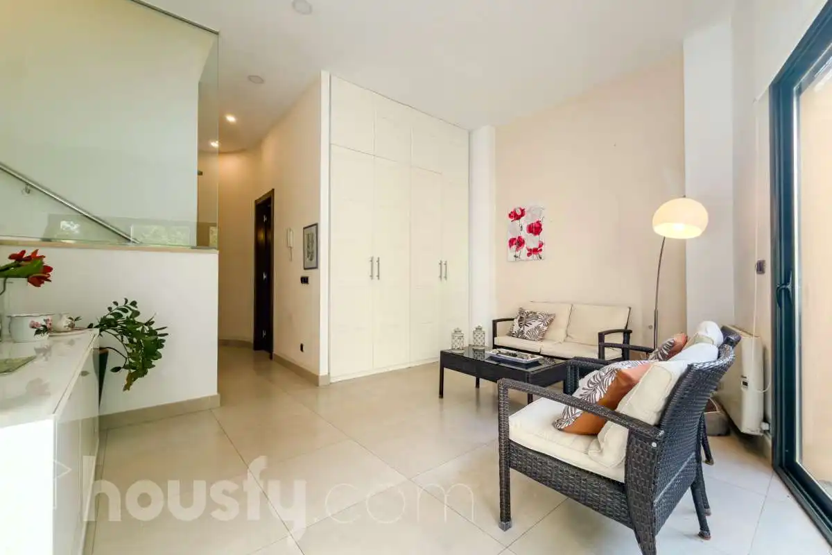 Sala de estar de Casa o chalet en venta en Barcelona con Aire acondicionado, Calefacción y Jardín privado