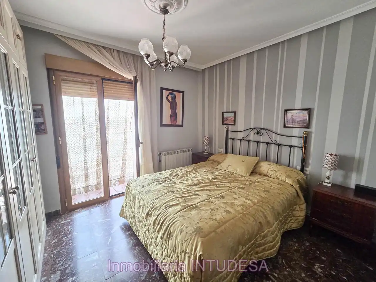 Bedroom of Houses for sale in Fustiñana  with Heating, Terrace and Storage room
