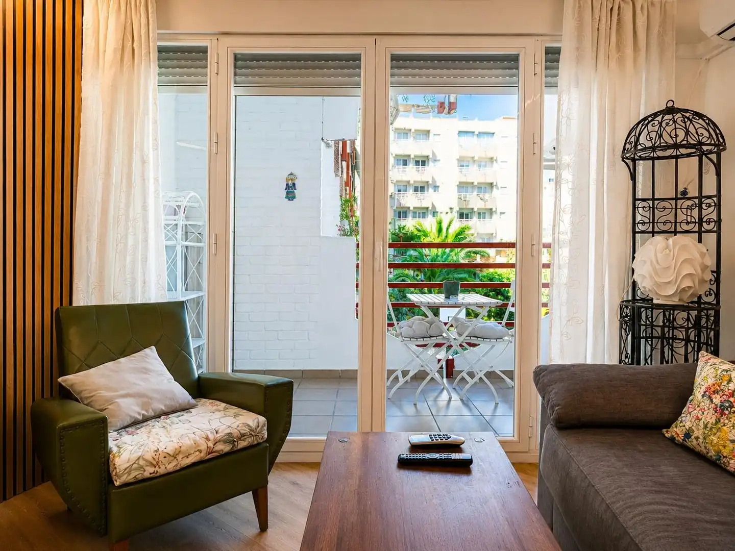 Balcony of Flat for rent in Granada  with Air Conditioner, Heating and Private garden