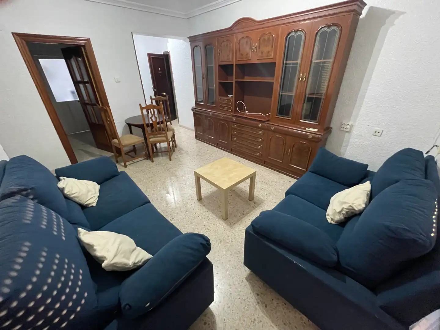 Living room of Flat for rent in Murcia  with Air Conditioner, Heating and Furnished