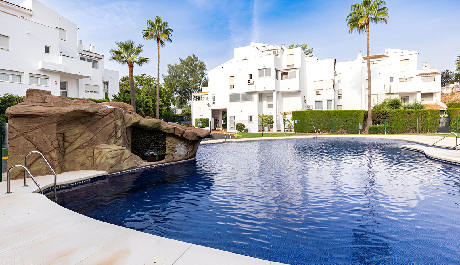 Swimming pool of Attic for sale in Marbella  with Air Conditioner, Terrace and Storage room