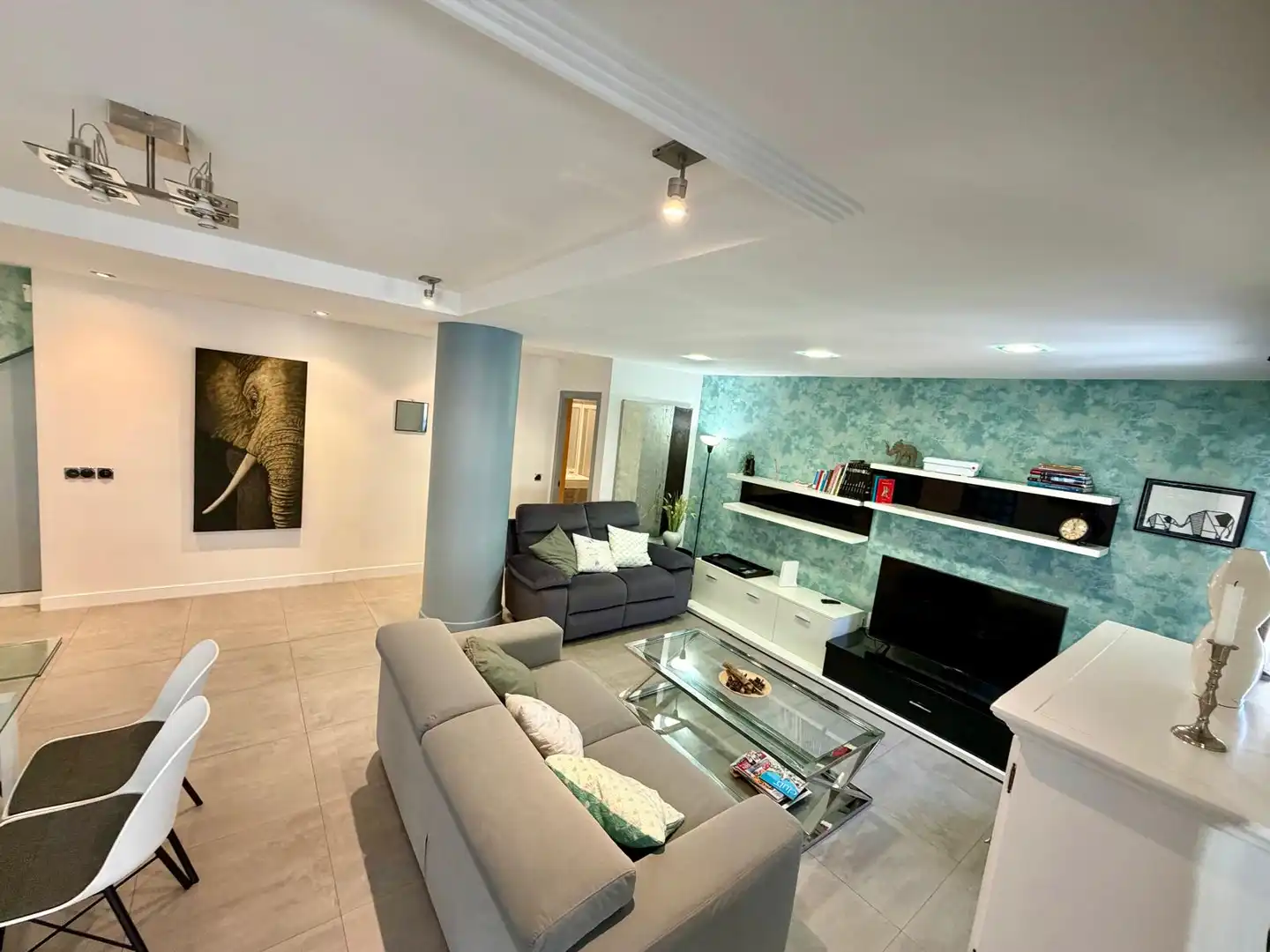 Sala de estar de Ático en venta en Rivas-Vaciamadrid con Aire acondicionado, Calefacción y Terraza