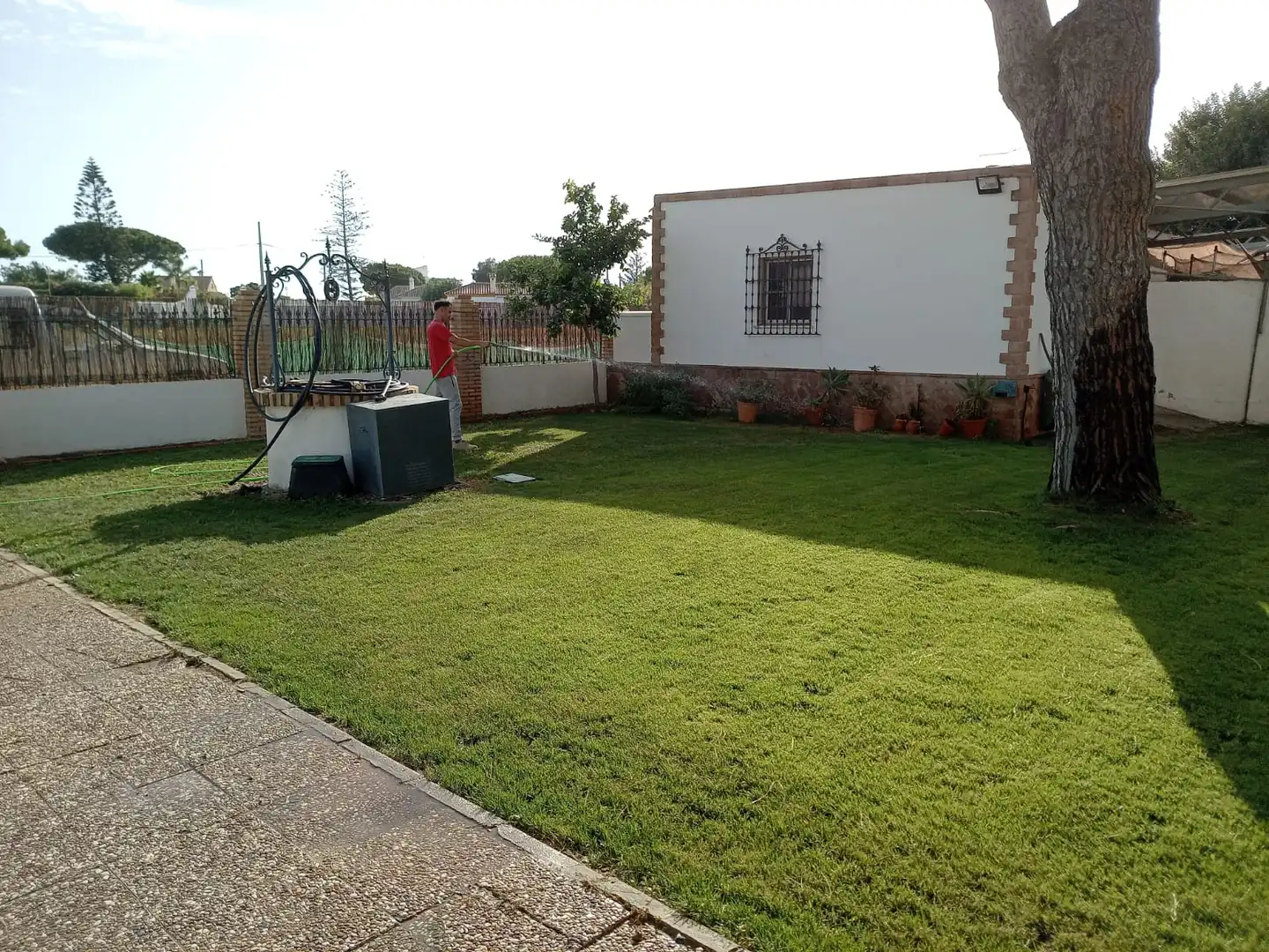 Garden of Houses for rent in Chipiona  with Heating, Private garden and Terrace