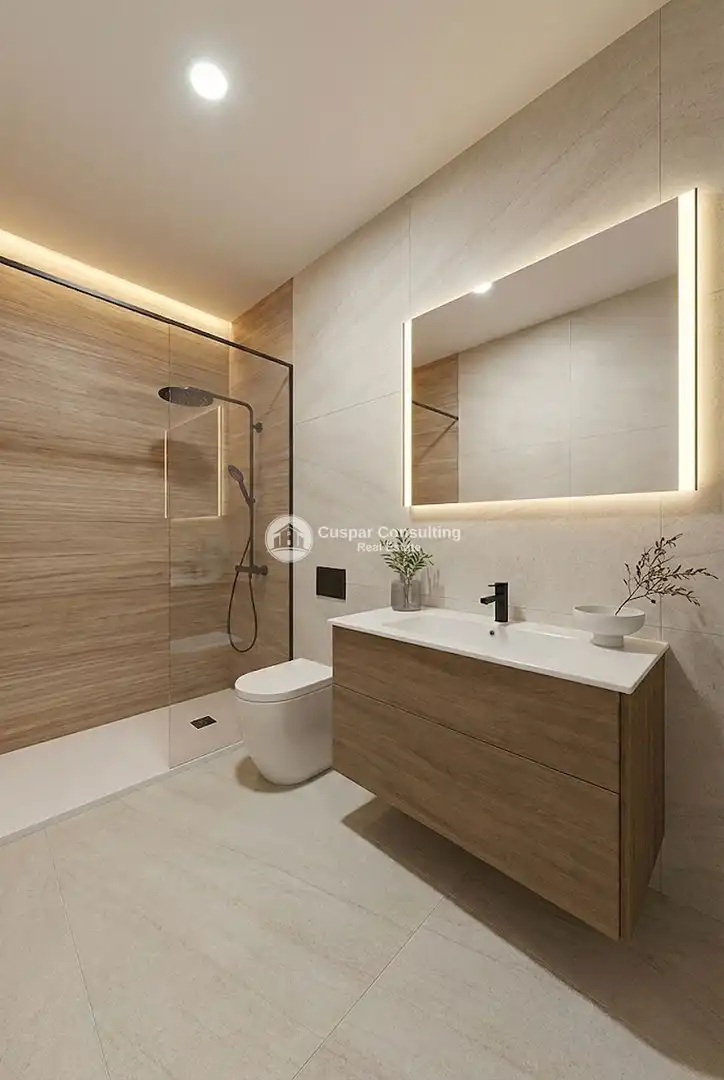 Bany de Apartament en venda en Benijófar amb Calefacció, Terrassa i Piscina