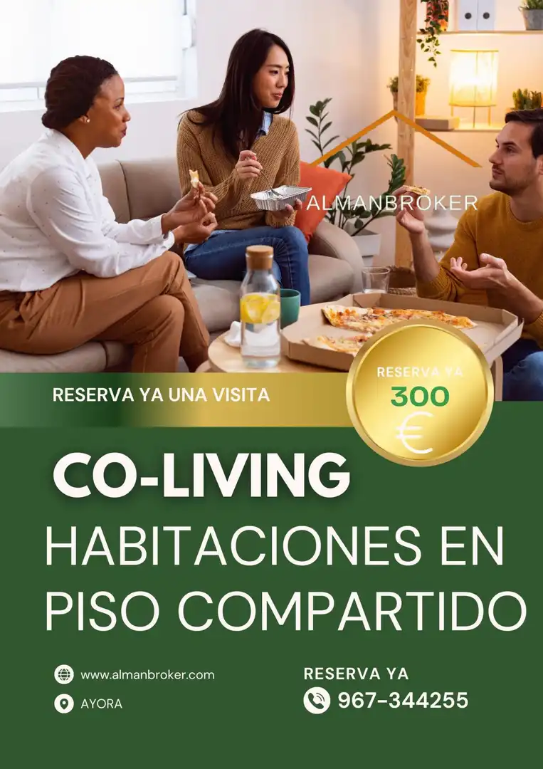 Sala de estar de Piso para compartir en Ayora