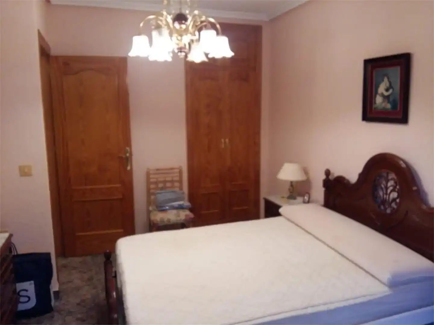 Schlafzimmer von Wohnung zur Miete in San Javier mit Klimaanlage, Privatgarten und Parkett