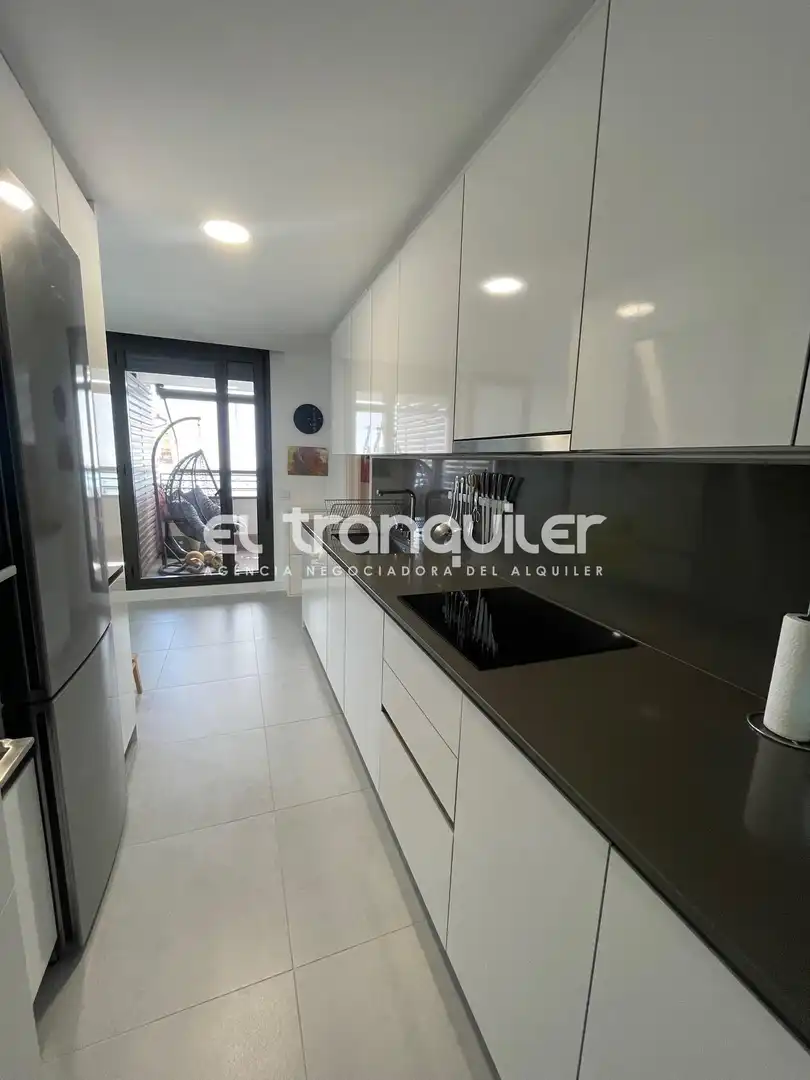 Küche von Wohnung zur Miete in Las Rozas de Madrid mit Klimaanlage, Terrasse und Schwimmbad