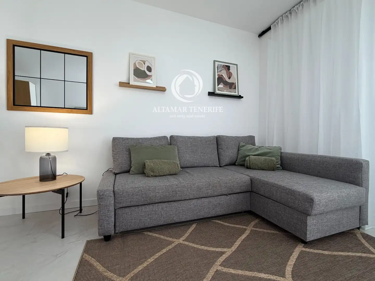 Wohnzimmer von Wohnungen zur Miete in Adeje mit Terrasse, Schwimmbad und Möbliert