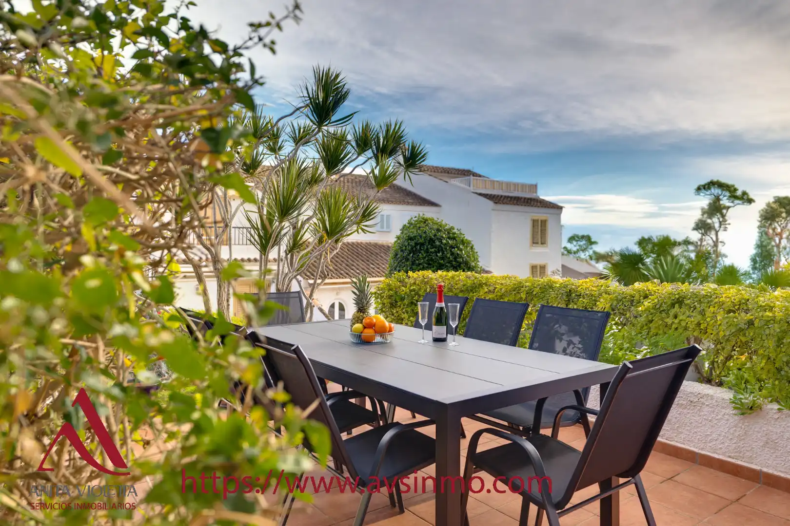 Terrace of Detached homes for rent in Santa Pola  with Air Conditioner, Terrace and Furnished
