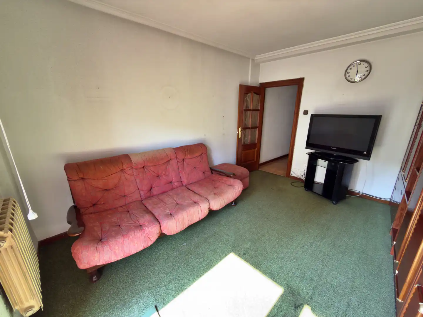 Sala d'estar de Pis en venda en Gijón  amb Calefacció, Parquet i Terrassa