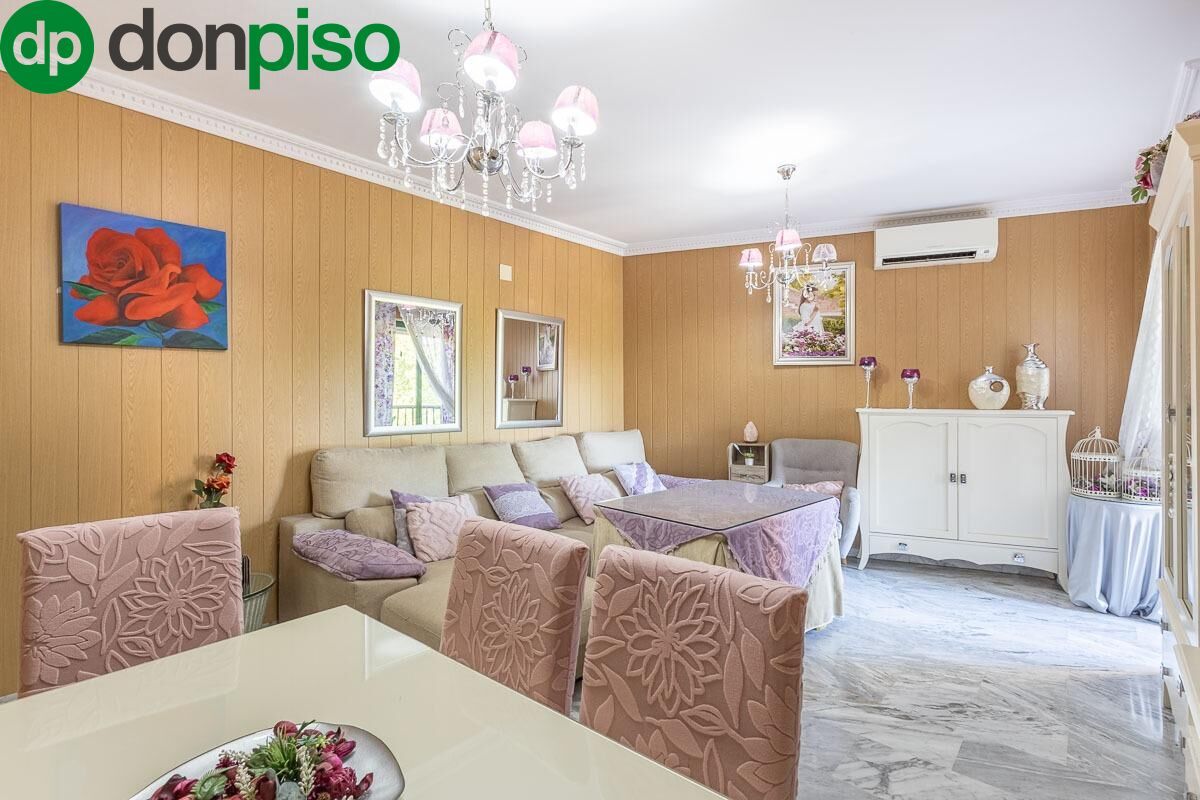 Sala de estar de Piso en venta en  Granada Capital con Aire acondicionado y Terraza