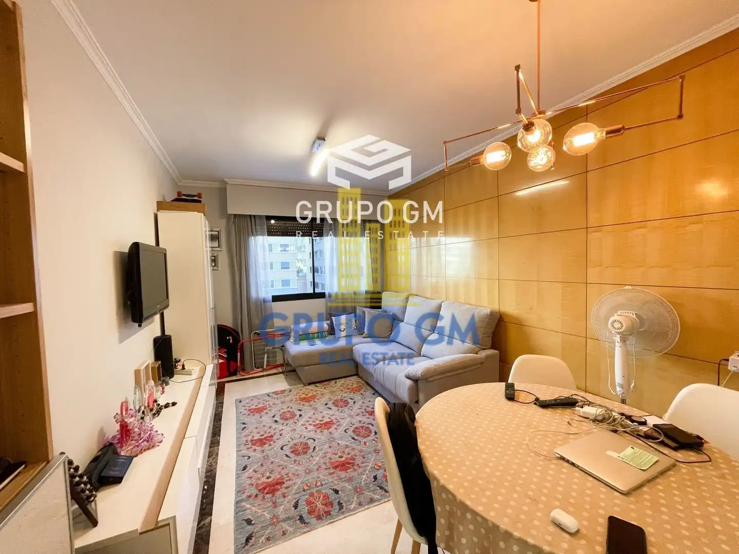 Sala de estar de Piso de alquiler en Madrid con Aire acondicionado y Amueblado