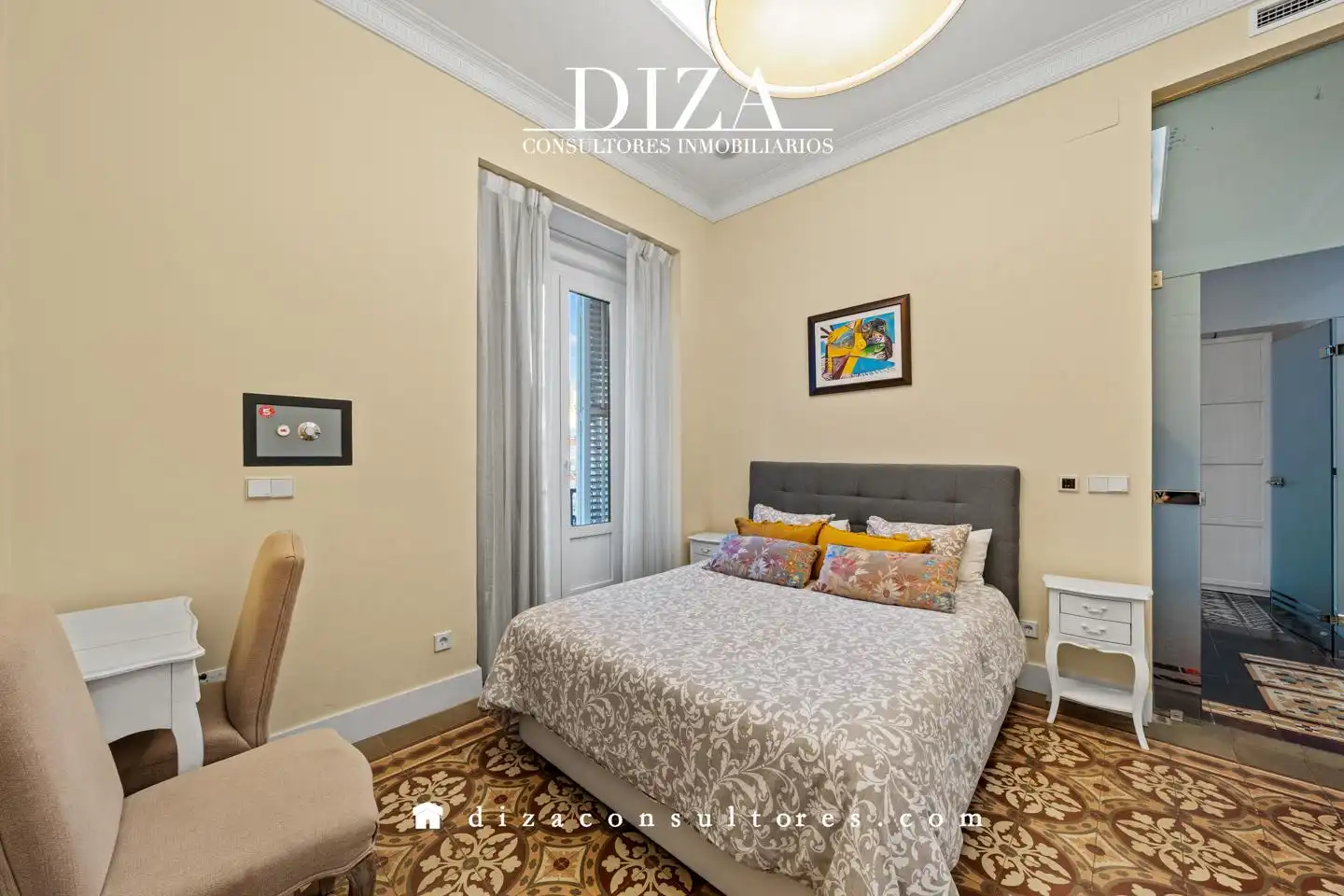 Habitación de Piso de alquiler en Madrid con Aire acondicionado, Calefacción y Amueblado