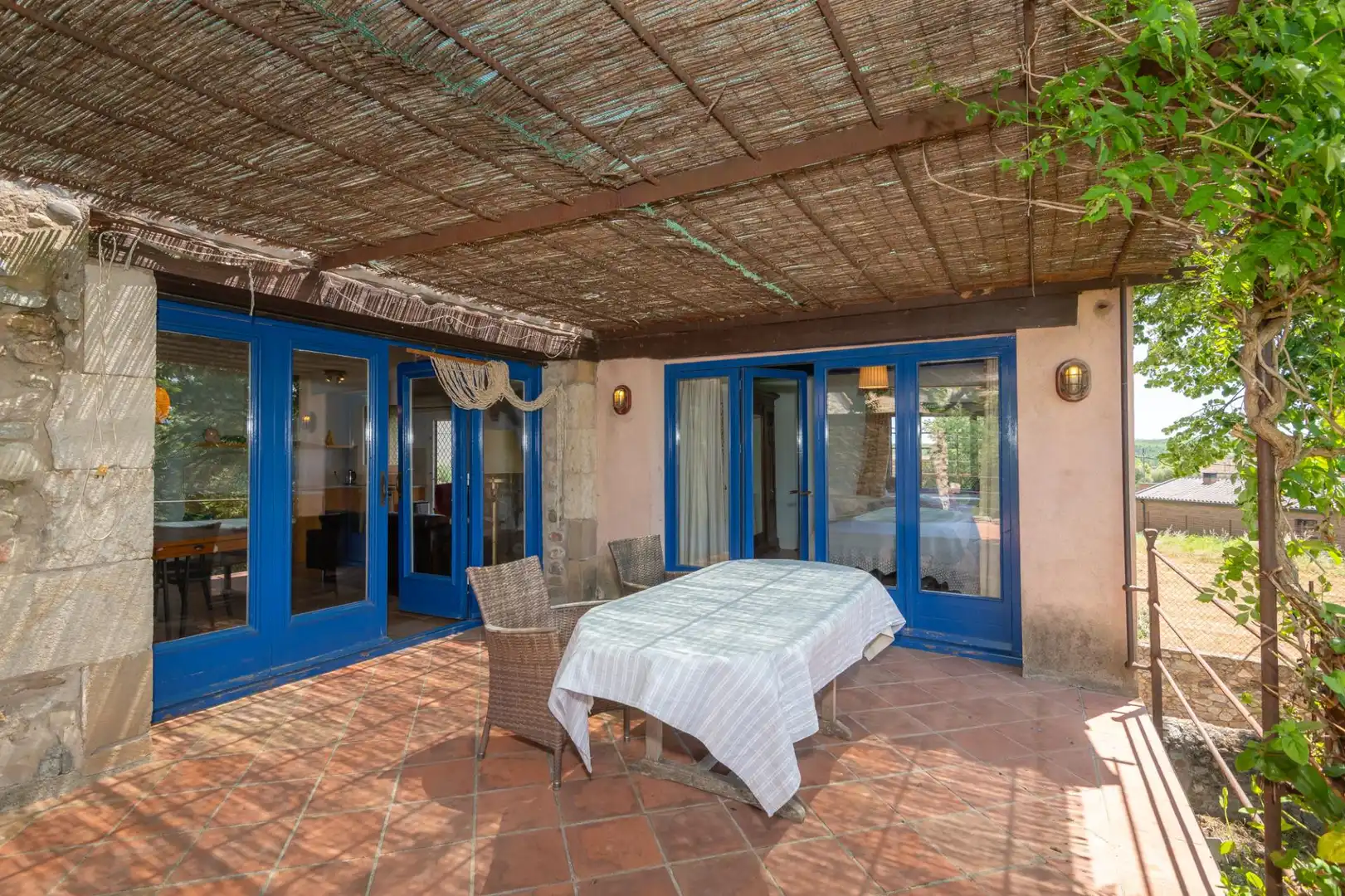 Terrassa de Finca rústica de lloguer en Cervià de Ter