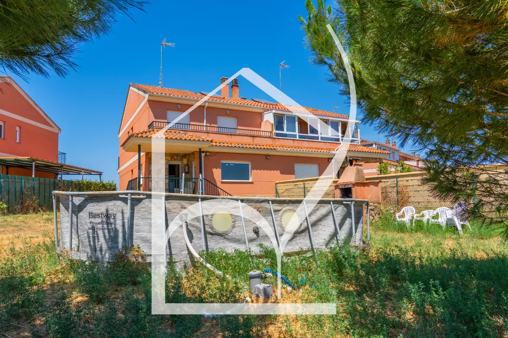 Garden of Detached homes for sale in Arapiles  with Heating, Parquet flooring and Terrace