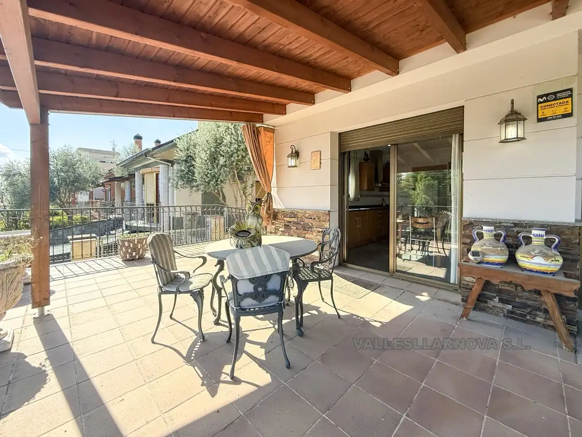Terrassa de Casa o xalet en venda en Lliçà de Vall amb Aire condicionat, Calefacció i Jardí privat