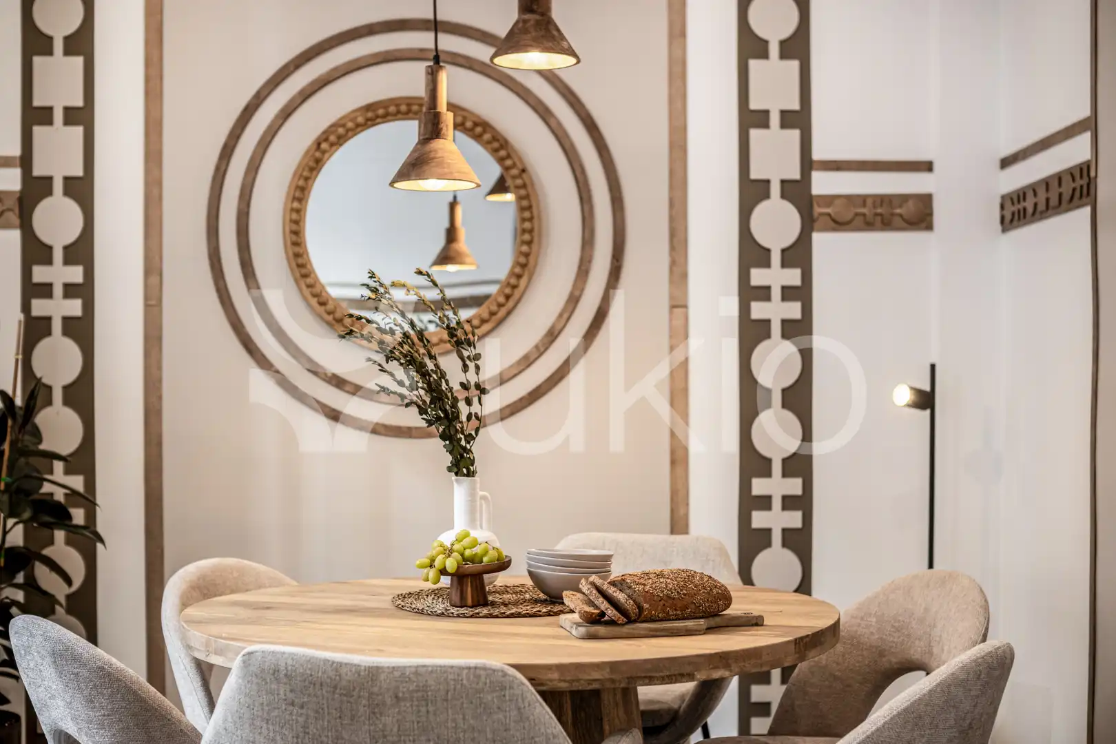 Comedor de Apartamento de alquiler en Madrid con Aire acondicionado, Calefacción y Terraza