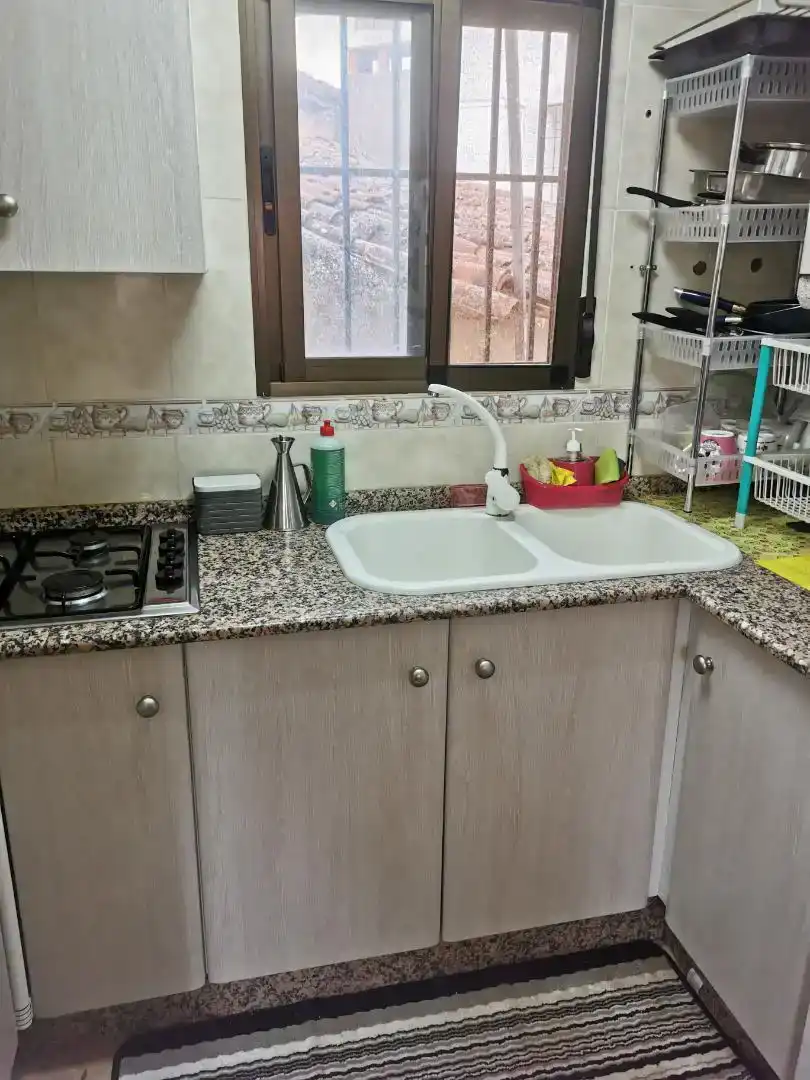 Cuina de Casa adosada en venda en Salobre amb Aire condicionat, Rentadora i Microones
