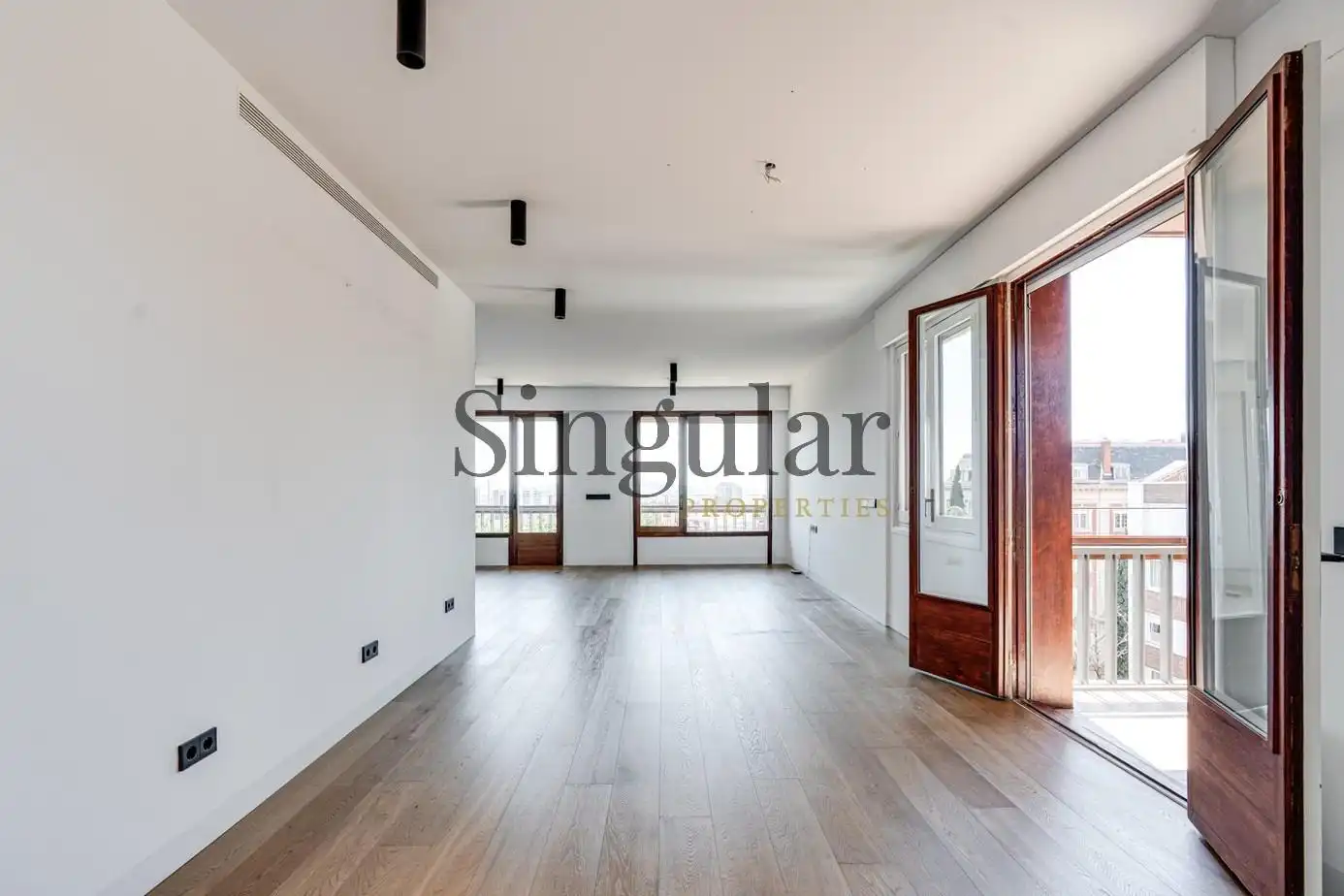 Sala de estar de Piso de alquiler en Barcelona con Calefacción, Jardín privado y Terraza