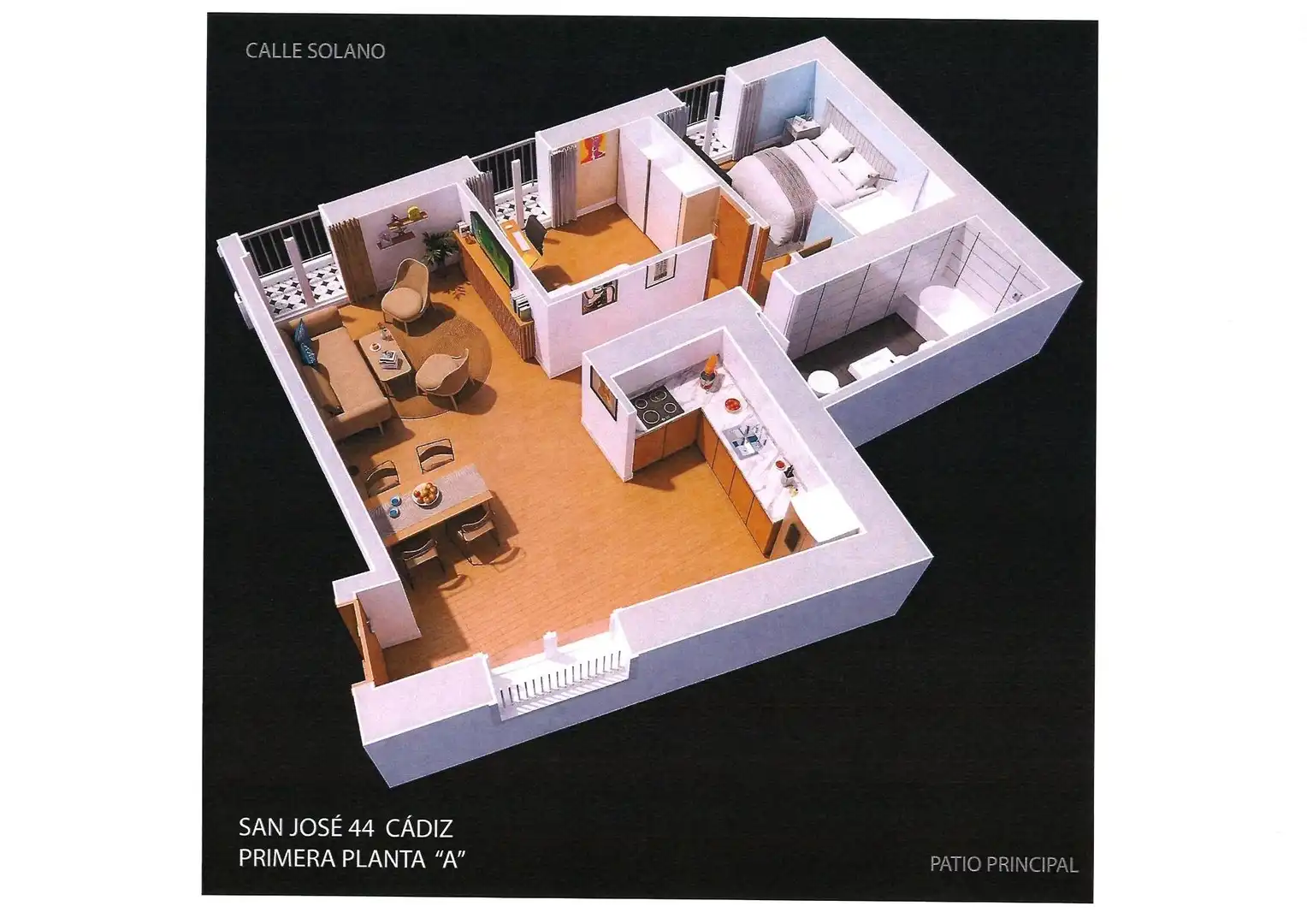 Piso en venta en  Cádiz Capital con Balcón