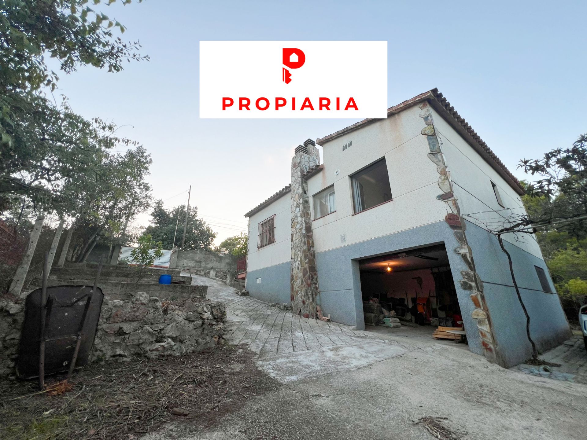 Vista exterior de Casa o chalet en venta en Vallirana con Calefacción, Jardín privado y Terraza