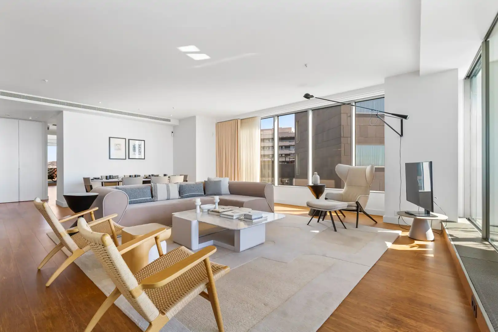 Living room of Flat for sale in Barcelona  with Air Conditioner, Heating and Terrace