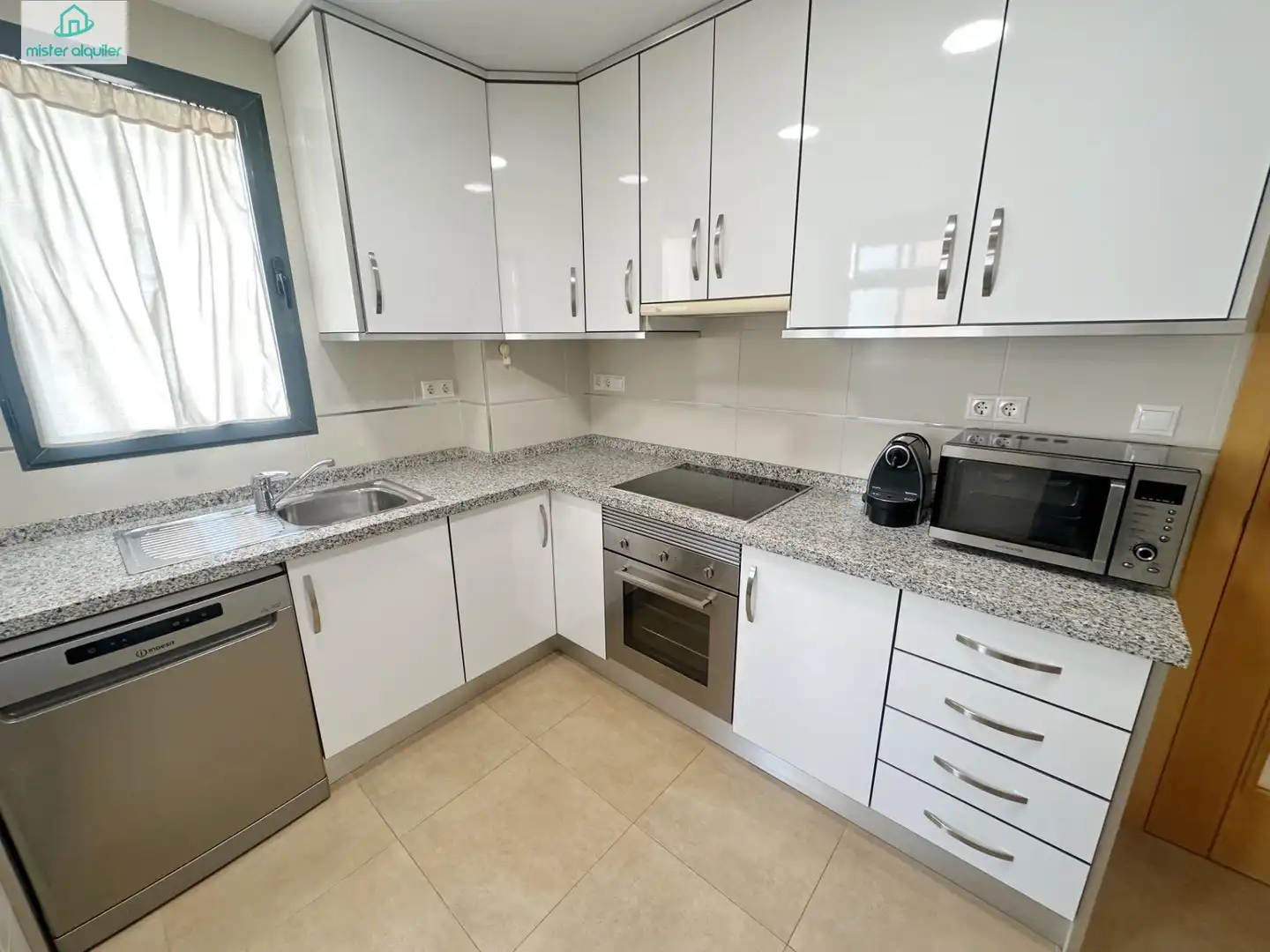 Kitchen of Apartments for rent in El Campello  with Air Conditioner, Heating and Private garden