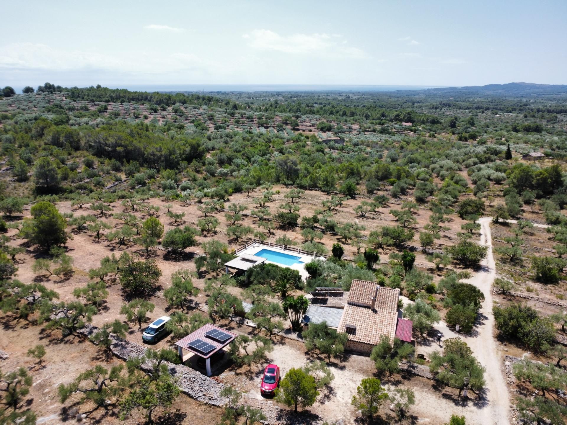 Jardí de Finca rústica en venda en L'Ametlla de Mar  amb Jardí privat, Terrassa i Piscina