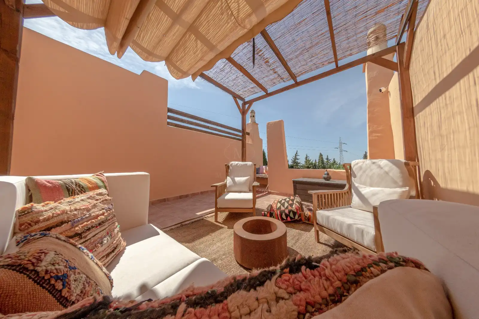 Terrace of Detached homes for rent in Marbella  with Air Conditioner, Terrace and Storage room
