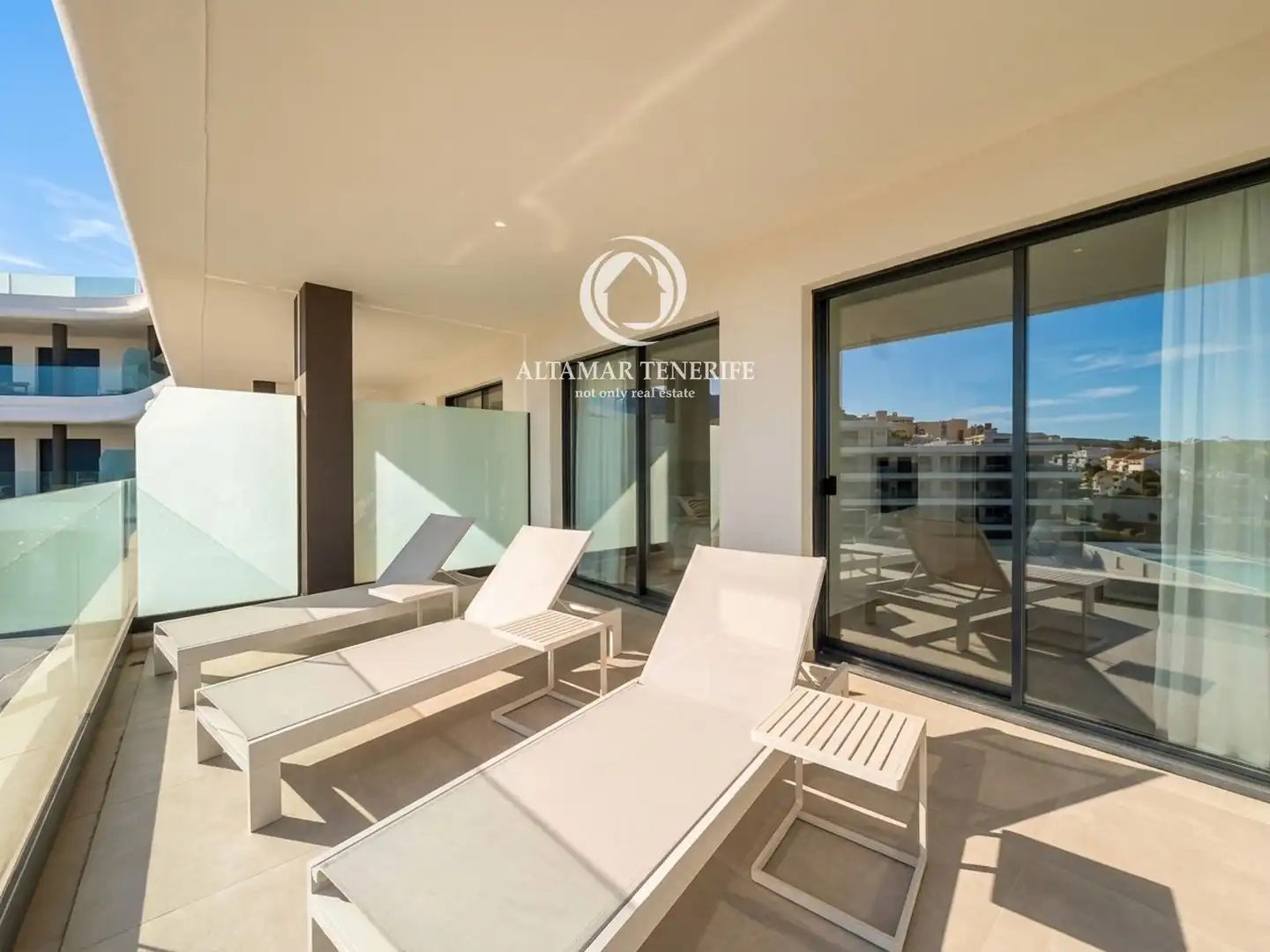 Terrasse von Wohnungen zur Miete in Adeje mit Terrasse, Abstellraum und Schwimmbad